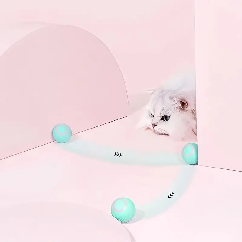Automatic Rolling Cat Toy Ball