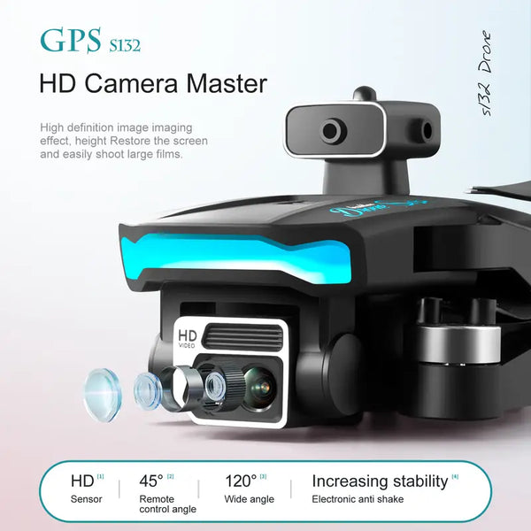 HD Obstacle Avoidance Brushless GPS Drone