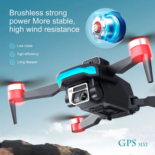 HD Obstacle Avoidance Brushless GPS Drone