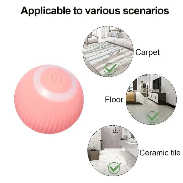 Automatic Rolling Cat Toy Ball