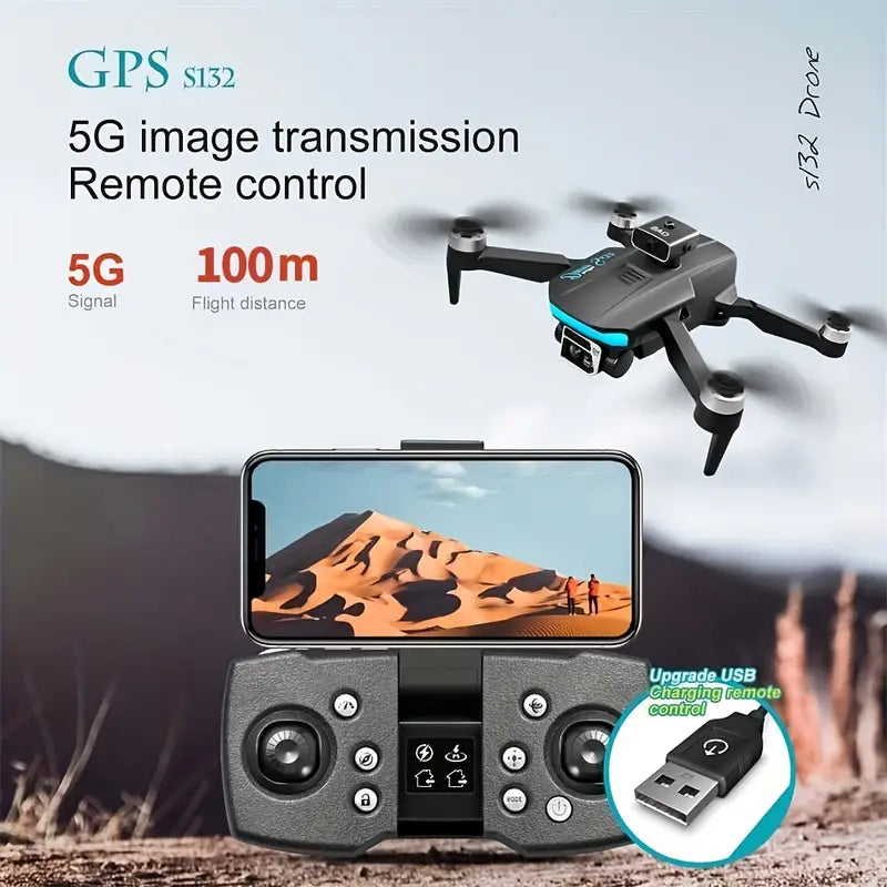 HD Obstacle Avoidance Brushless GPS Drone