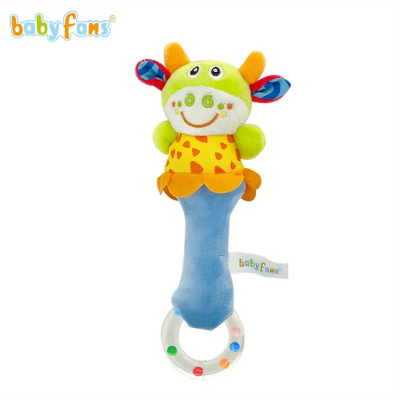 Puzzle Plush Hand Rattle Baby Toy