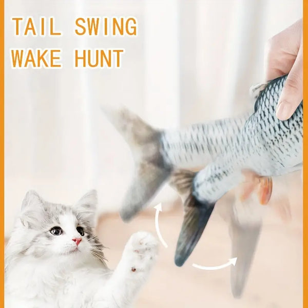 Flopping Fish Plush Cat Toy