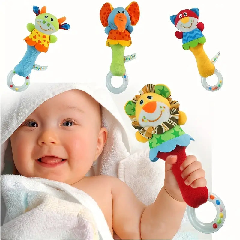 Puzzle Plush Hand Rattle Baby Toy – The Children Warehouse