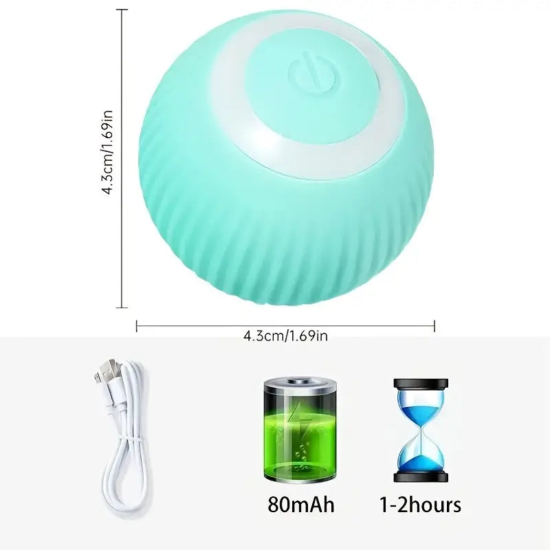 Automatic Rolling Cat Toy Ball