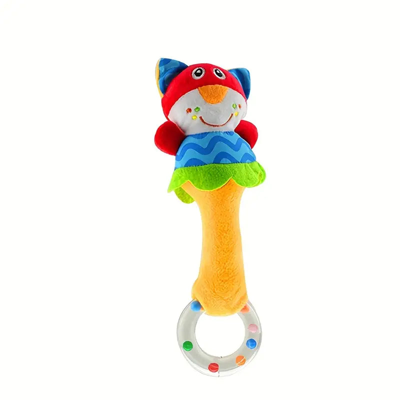 Puzzle Plush Hand Rattle Baby Toy