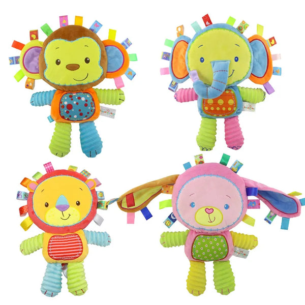 Stuffed Animal Soft Baby Rattles Toy