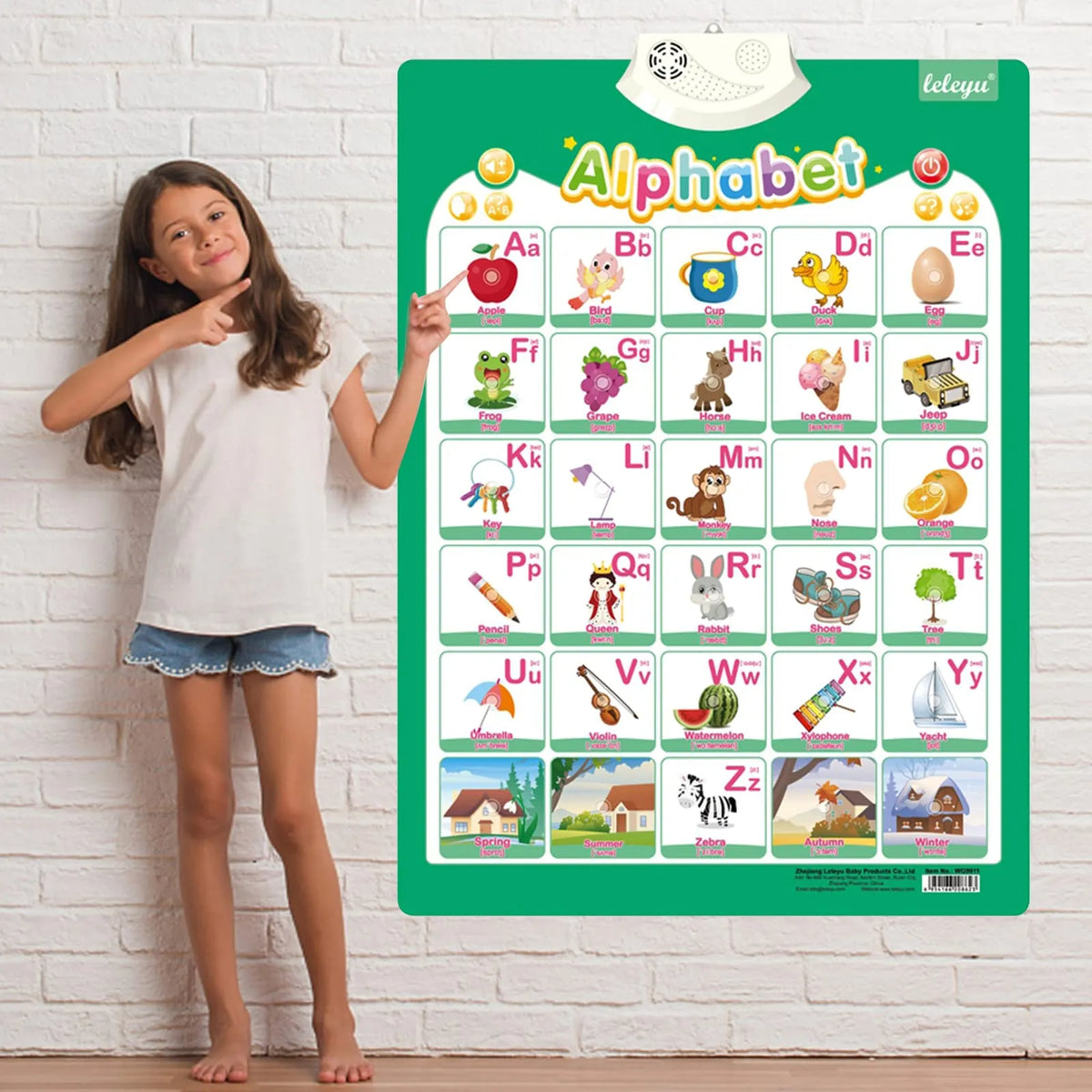 Kid's Interactive Wall Talking Poster