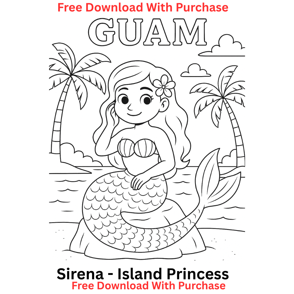 Girl Sirena - Ocean Blue