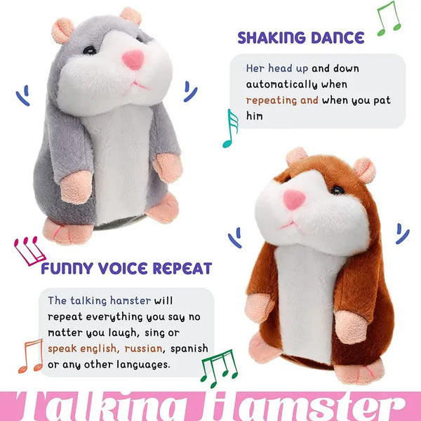 Adorable Talking Hamster Toy