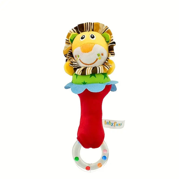 Puzzle Plush Hand Rattle Baby Toy