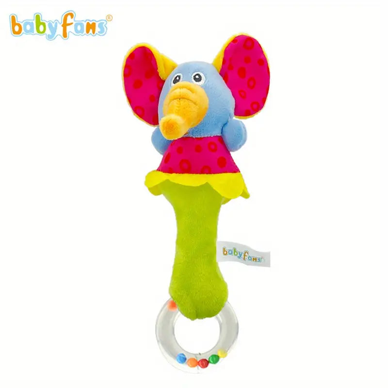Puzzle Plush Hand Rattle Baby Toy