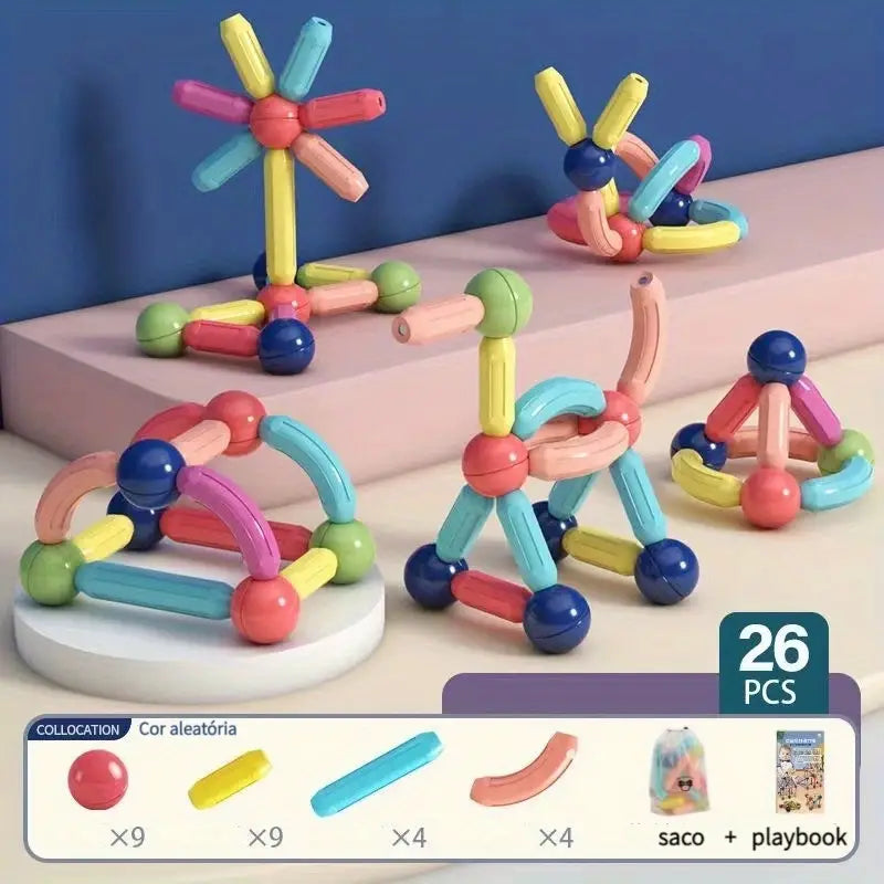 Magnetic 3D Building Blocks