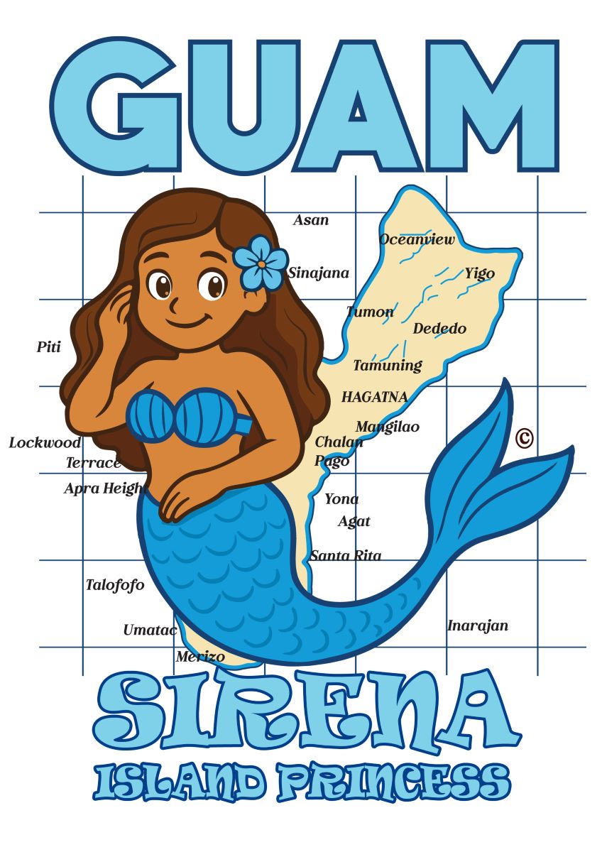 Girl Sirena - Ocean Blue