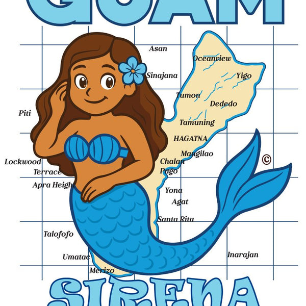 Girl Sirena - Ocean Blue