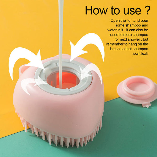 Pets Massage Shampoo Brush