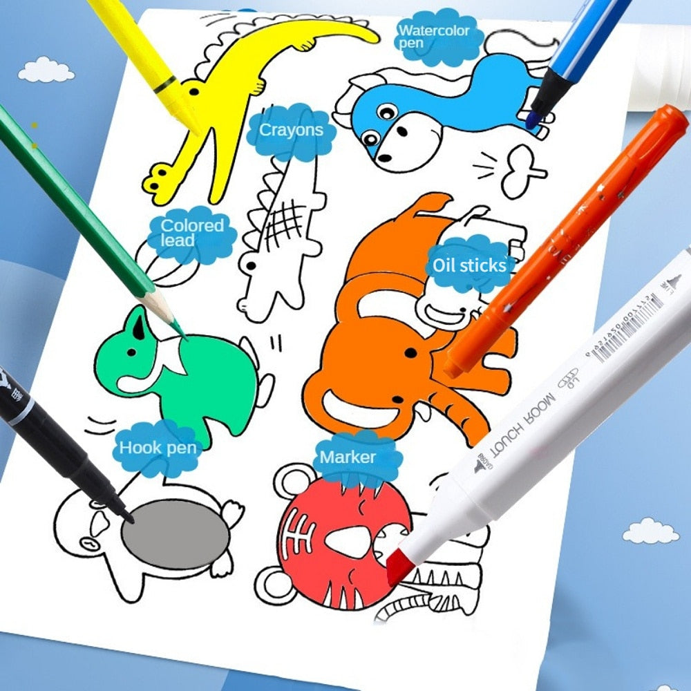 Art paper for kids, coloring paper roll