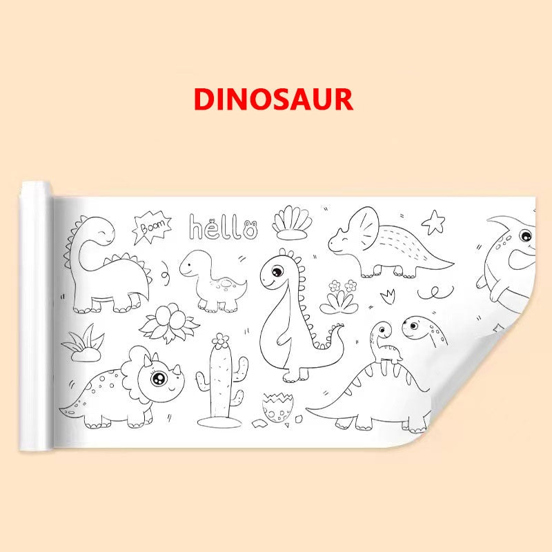 Art paper for kids, coloring paper roll